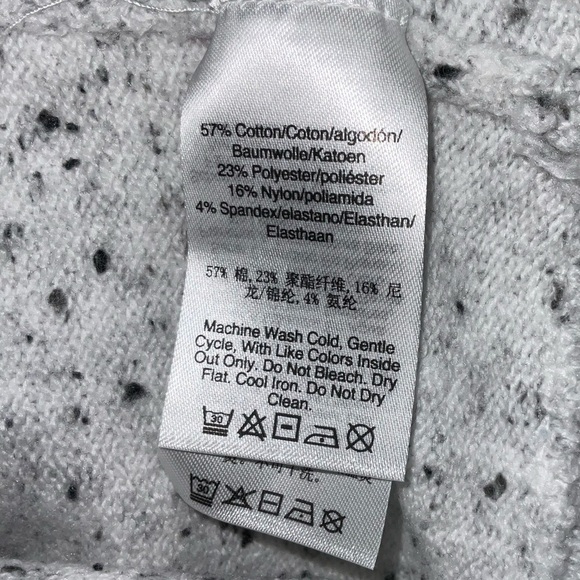 DKNY Crew Neck Long Puffed Volume Sleeve Pleated Dropped Shoulder Sweater Sz. L - Picture 5 of 8